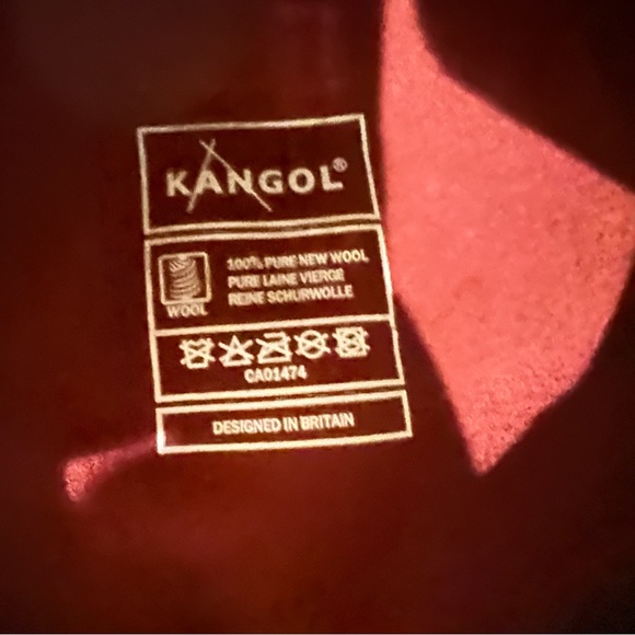 Kangol 504 with earlap Wool burgundy men’s hat  cap EUC - Picture 4 of 5